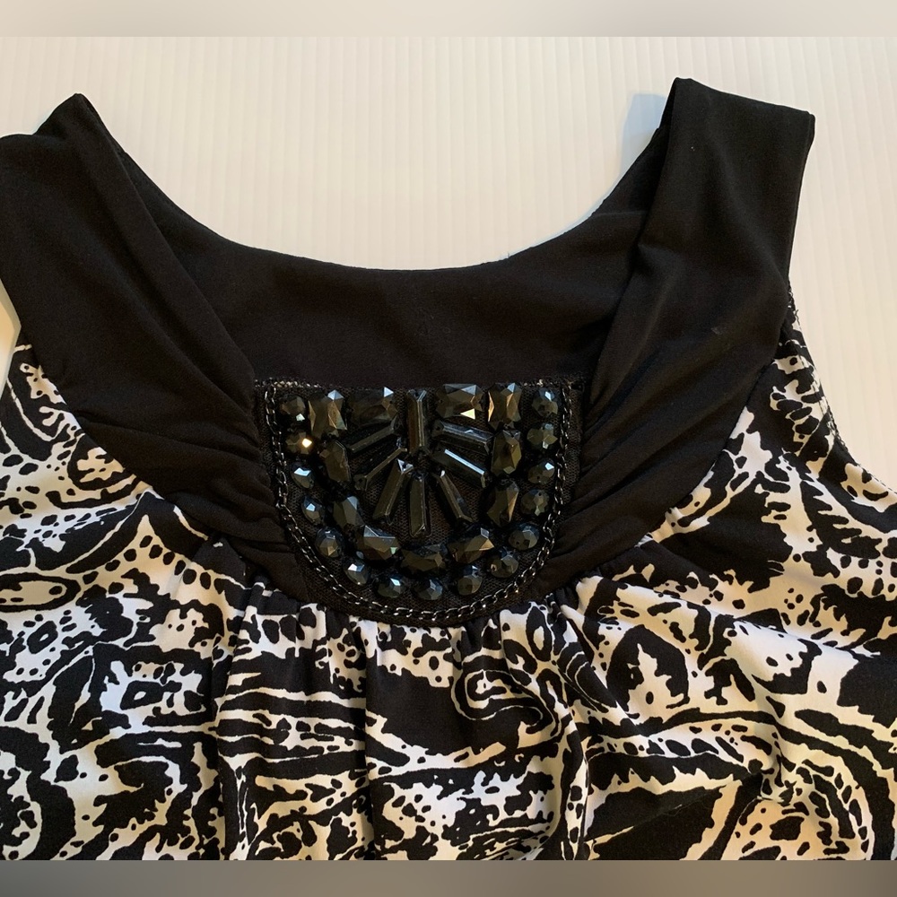Hartfield Design LARGE Sleeveless Dress with Bejeweled Neckline - Picture 6 of 16
